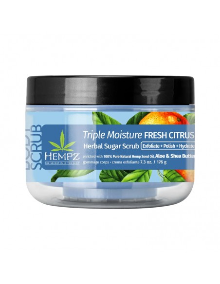 Hempz - Herbal Sugar Scrub - Triple Moisture Fresh Citrus - 176g