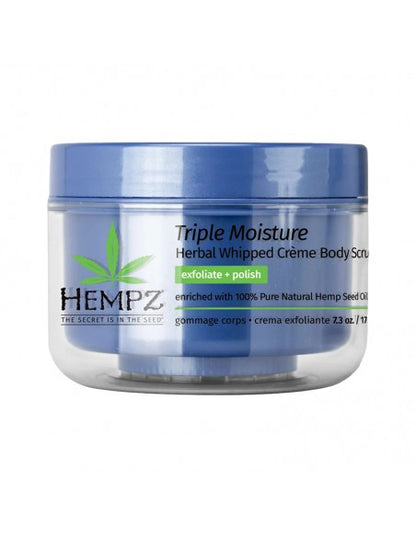Hempz - Herbal Whipped Creme Body Scrub - Triple Moisture - 176g