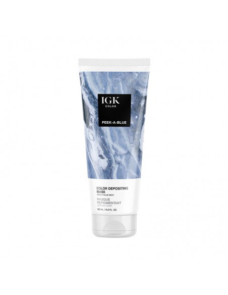 IGK - Color Depositing Mask - Peek-A-Blue - 180ml