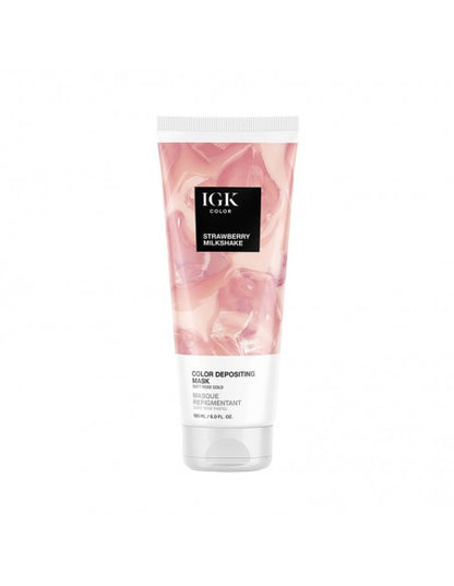 IGK - Color Depositing Mask - Strawberry Milkshake - 180ml
