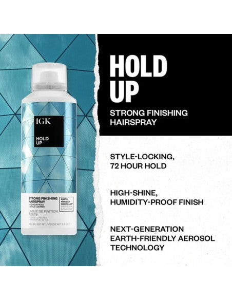 IGK - Hold Up - Strong Finishing Hairspray - 192ml
