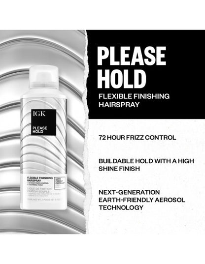 IGK - Please Hold - Flexible Finishing Hairspray - 198ml