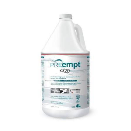 PREempt CS20 Sterilant & High-Level Disinfectant - 4L