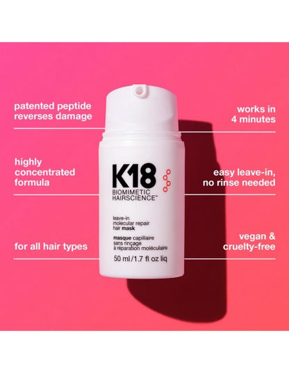 K18 Pro - Leave-in Molecular Repair Hair Mask - 15ml