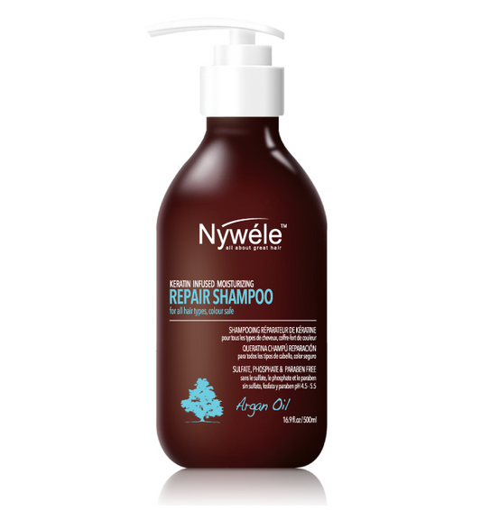 Nywele Argan Oil Keratin Repair Shampoo - 500ml