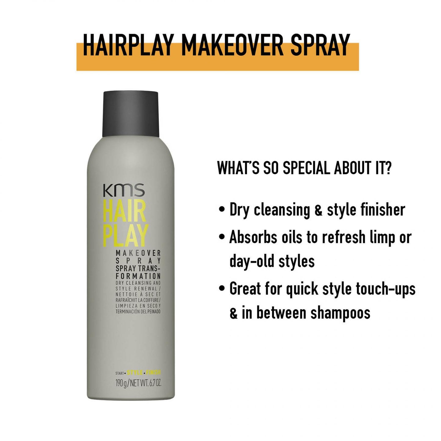Hair Play Makeover Spray 5.8oz