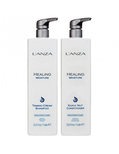 LANZA Healing Moisture - Tamanu Cream and  Kukui Nut Duo - 1000ml