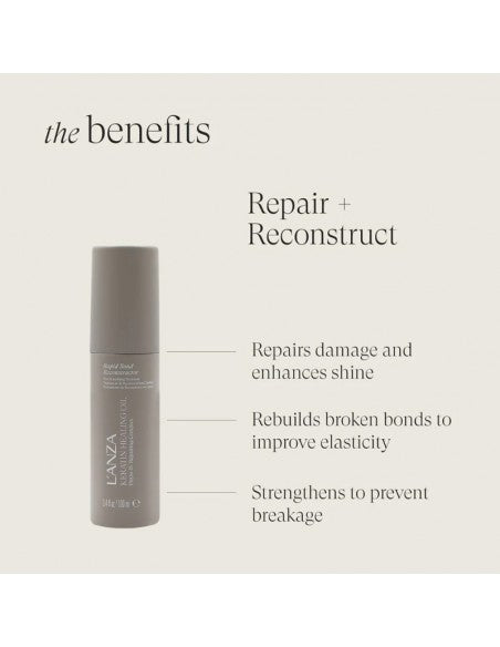 LANZA Keratin Healing Oil - Rapid Bond Reconstructor - Hair Rebuilding Treatment - 100ml