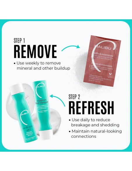 Malibu C - Wefts & Extensions Wellness Kit