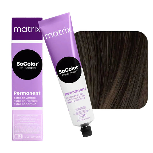 Matrix SoColor - 504N - Extra Coverage - Neutral - Dark Brown - 85ml – selected shade