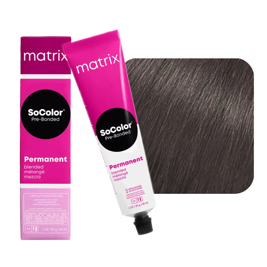 Matrix SoColor - 4AA - Met. Pwrcools Ash Ash - Dark Brown - 85ml – selected shade