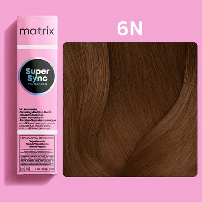 Super Sync - 6N/6.0 - Neutral - Light Brown - 85ml – selected shade