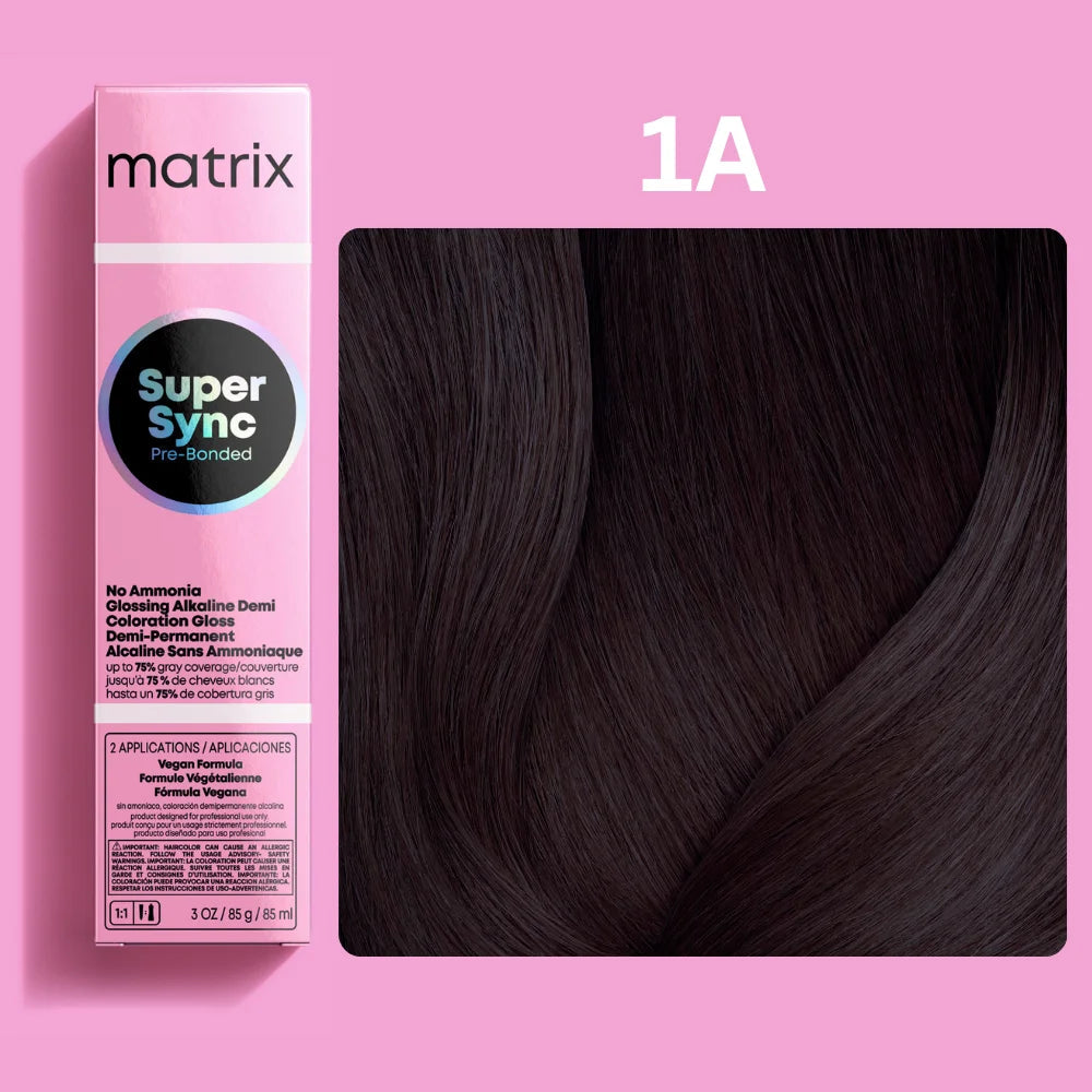 Super Sync - 1A/1.1 - Ash - Black - 85ml – selected shade