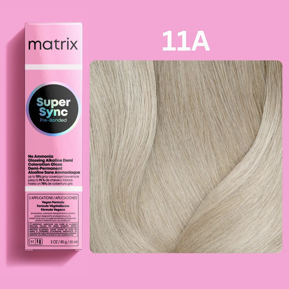 Super Sync - 11A/11.1 - Plus Ash - Extra Light Blonde - 85ml – selected shade