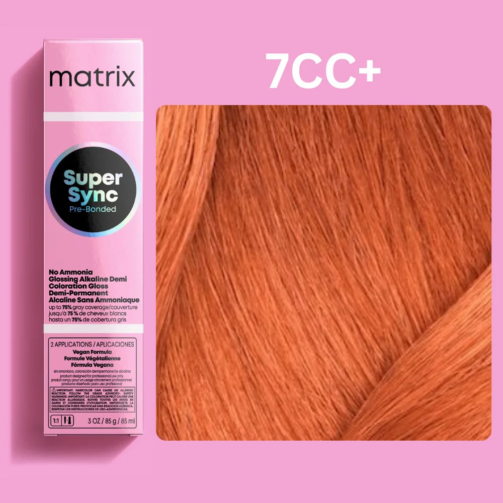 Super Sync - 7CC+/7.44 - Copper Copper - Dark Blonde - 85ml – selected shade