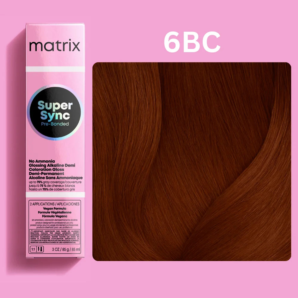 Super Sync - 6BC/6.54 - Brown Copper - Light Brown - 85ml – selected shade