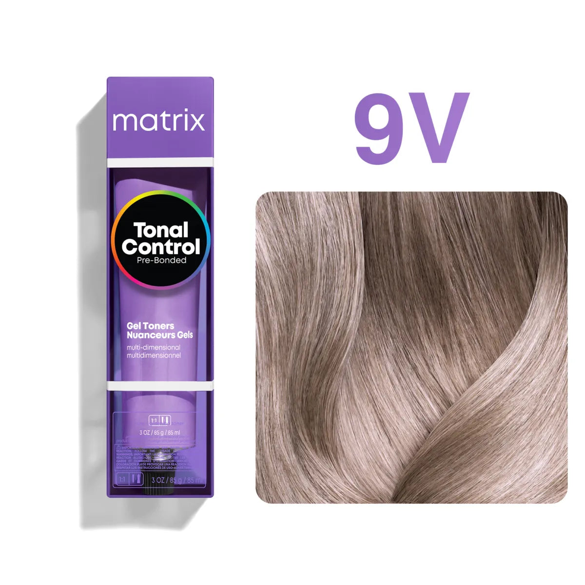 Tonal Control - 9V - Violet - Iced Out - 85ml – selected shade