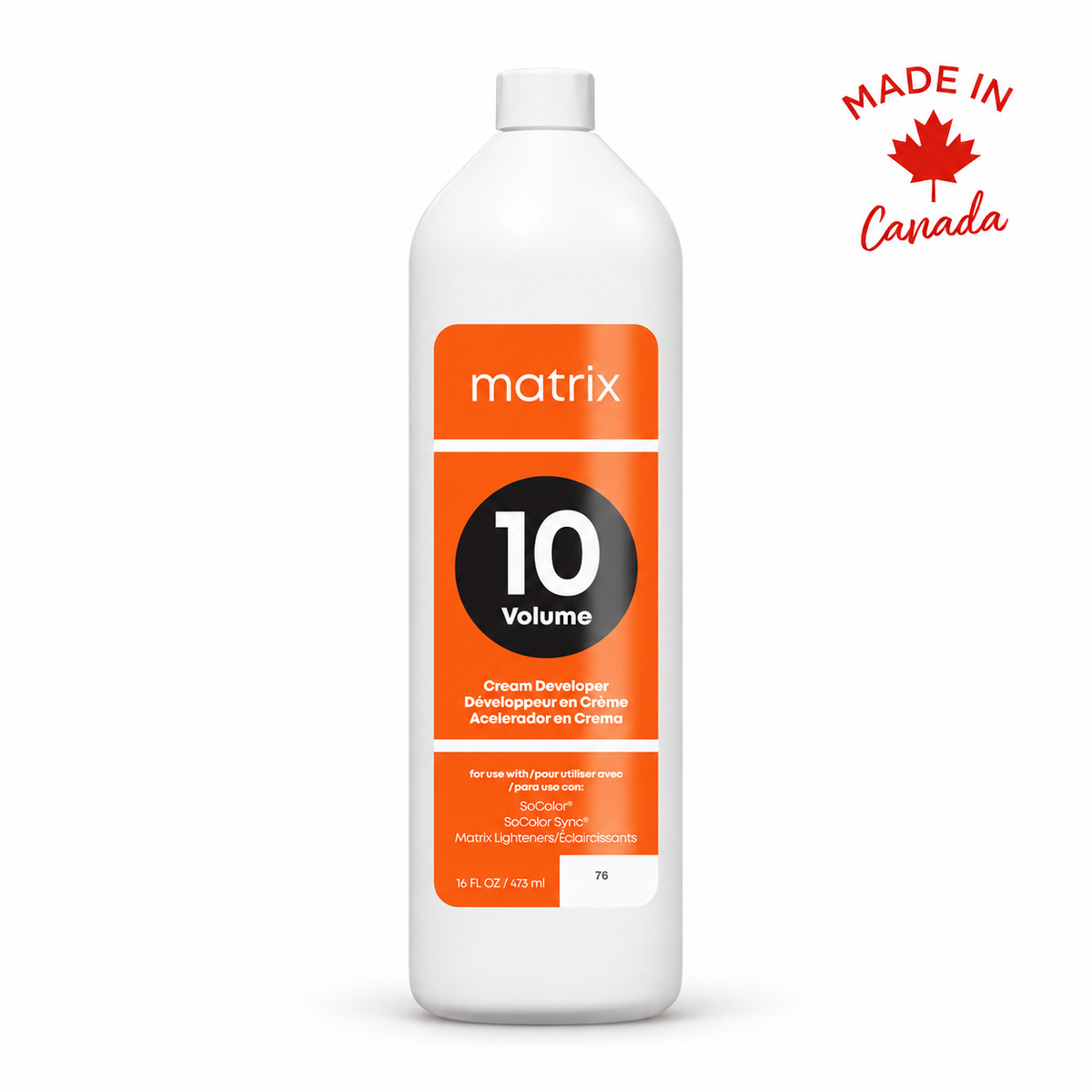 Matrix Universal Cream Developer 10 Volume – 473 mL / 16 oz