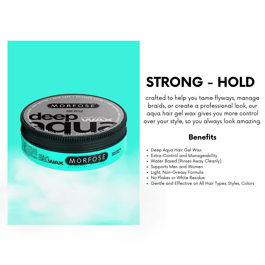 Morfose - MORFOSE Ultra Hydration Deep Aqua Hair Styling Gel 175ml