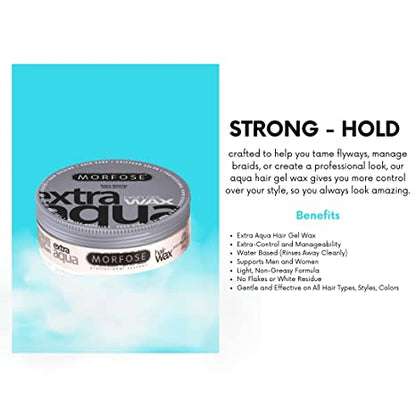 Morfose - MORFOSE Ultra Shine Extra Aqua Hair Styling Gel Wax - 175ml