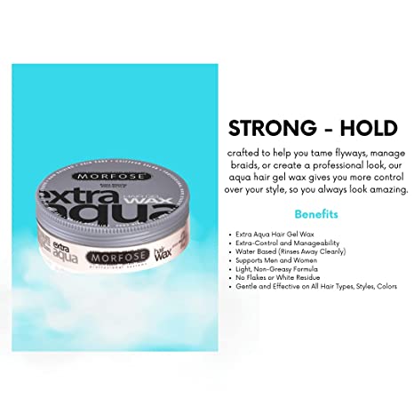 Morfose - MORFOSE Ultra Shine Extra Aqua Hair Styling Gel Wax - 175ml