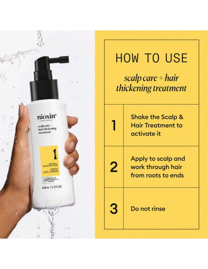 Nioxin - System 1 - Scalp Care + Hair Thickening Treatment - 200ml