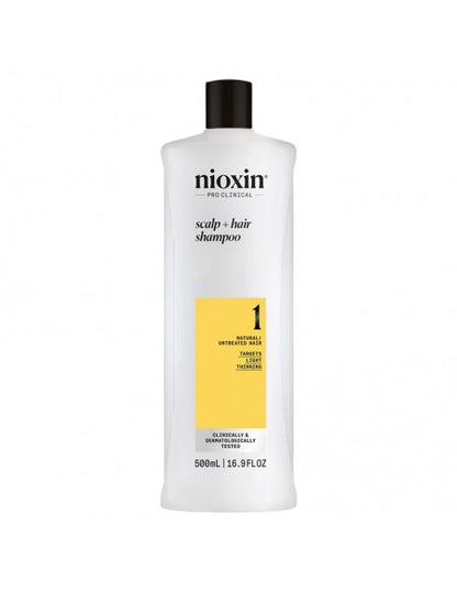 Nioxin - System 1 - Scalp + Hair Shampoo - 500ml