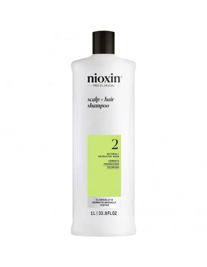 Nioxin - System 2 - Scalp + Hair Shampoo - 1000ml