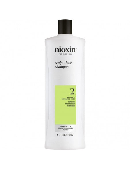 Nioxin - System 2 - Scalp + Hair Shampoo - 1000ml