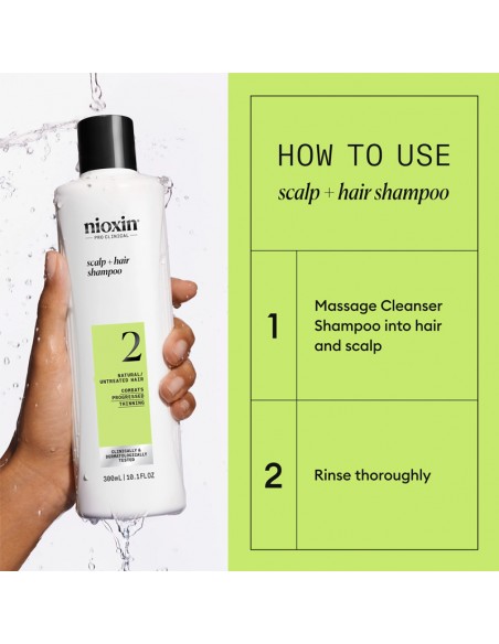 Nioxin - System 2 - Scalp + Hair Shampoo - 500ml