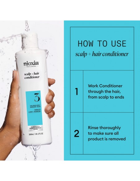 Nioxin - System 3 - Scalp + Hair Conditioner - 300ml
