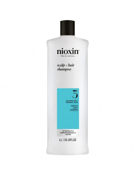 Nioxin - System 3 - Scalp + Hair Shampoo - 1000ml