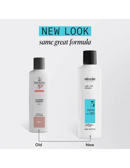 Nioxin - System 3 - Scalp + Hair Shampoo - 300ml