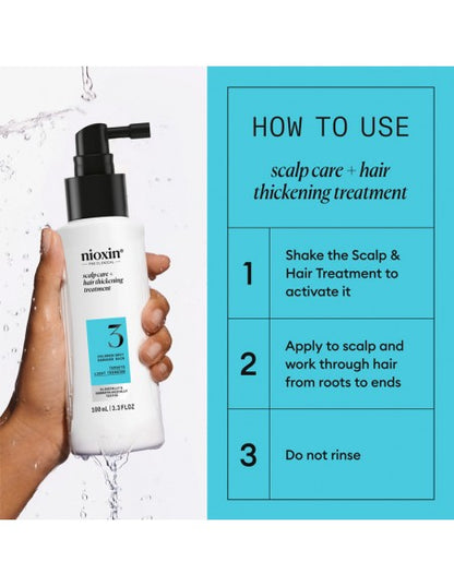Nioxin - System 3 - Scalp + Hair Thickening Treatment - 100ml