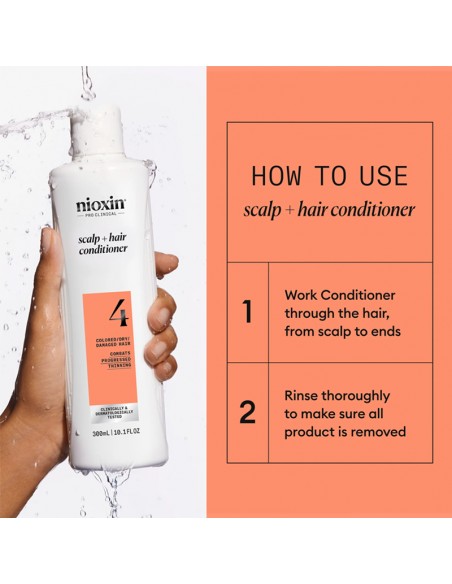 Nioxin - System 4 - Scalp + Hair Conditioner - 300ml