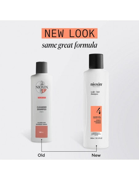 Nioxin - System 4 - Scalp + Hair Shampoo - 300ml