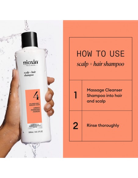 Nioxin - System 4 - Scalp + Hair Shampoo - 500ml