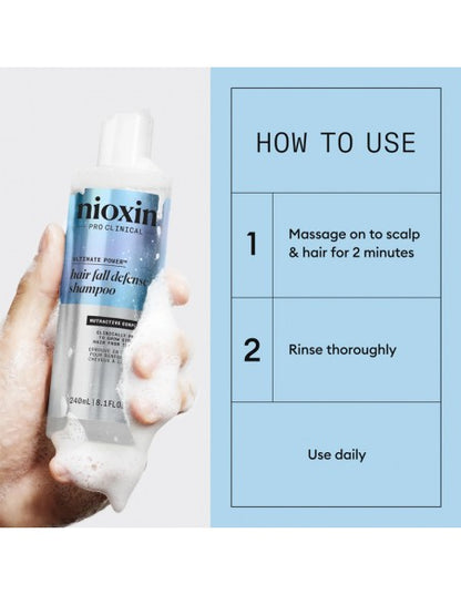 Nioxin - Ultimate Power - Hair Fall Defense Shampoo - 240ml