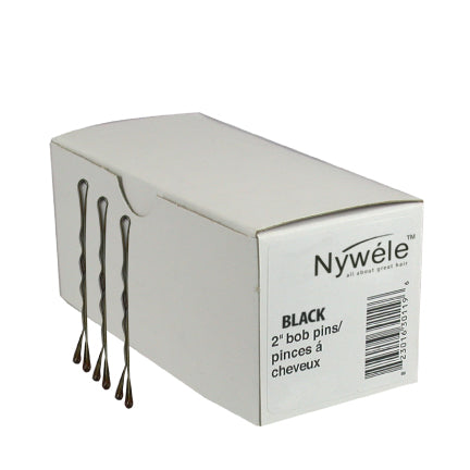 Nywele - Nywele Black Bobby Pins 2 Inch