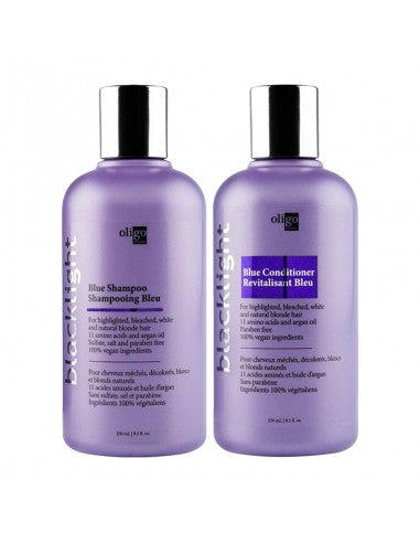 Oligo Blacklight - Blue Shampoo & Conditioner - 250ml Duo