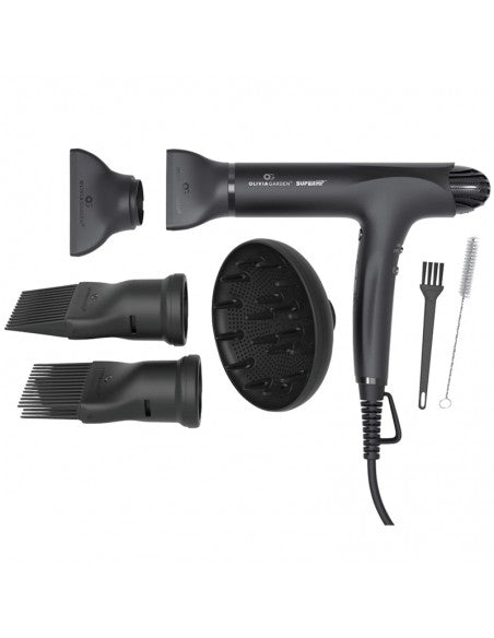 Olivia Garden - SuperHP - High Performance Hair Dryer Black