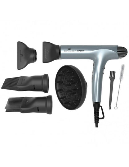 Olivia Garden - SuperHP - High Performance Hair Dryer Silver Blue