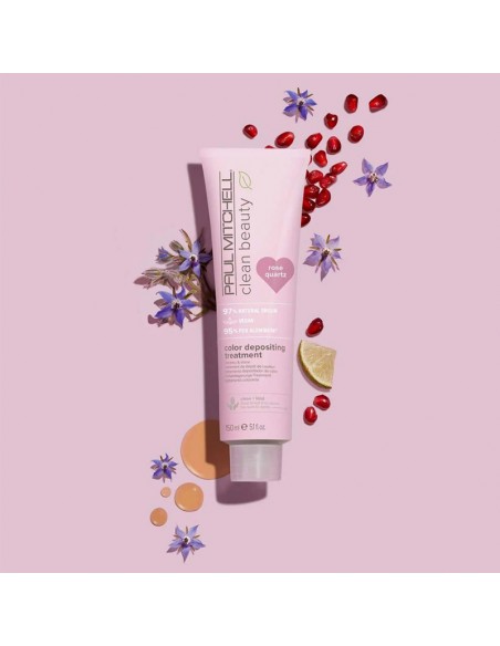 Paul Mitchell - Clean Beauty - Color Depositing Treatment Rose Quartz - 150ml