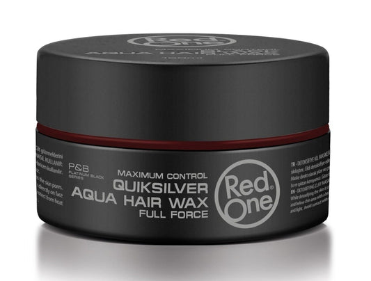 Red One Aqua Hair Wax - Quicksilver - 150ml
