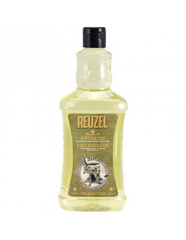 Reuzel - 3-In-1 Tea Tree Shampoo, Conditioner & Bodywash - 1000ml
