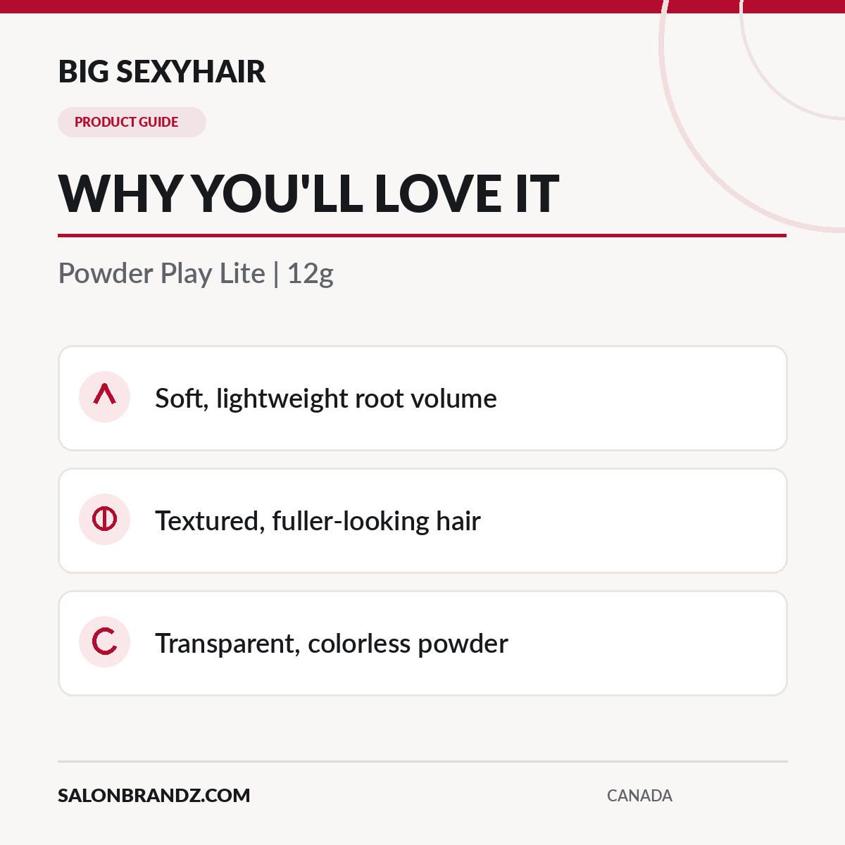 Big SexyHair Powder Play Lite Volumizing Powder 12g