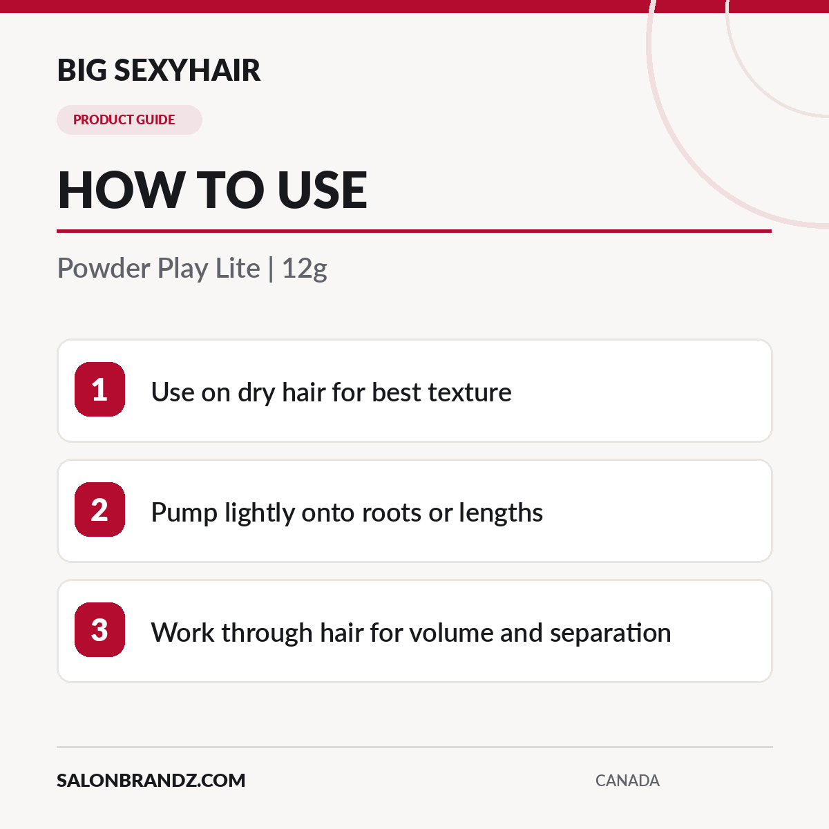 Big SexyHair Powder Play Lite Volumizing Powder 12g