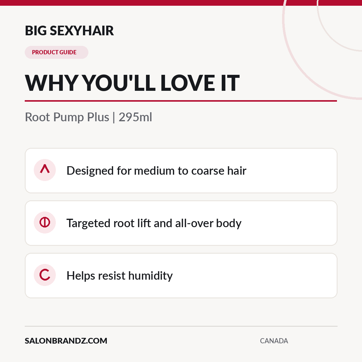 Big SexyHair Root Pump Plus Volumizing Spray Mousse 295ml
