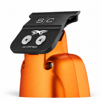 StyleCraft Saber orange trimmer X-Pro blade close-up