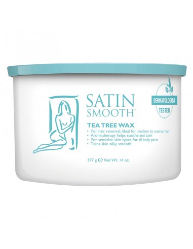 Satin Smooth - Tea Tree Cream Wax With Eucalyptus - 397g